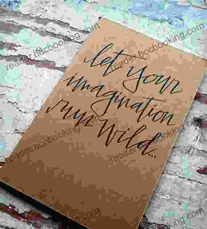 A Beautifully Lettered Quote, 'Let Your Imagination Soar,' Written In A Whimsical Style. The Art Of Whimsical Lettering