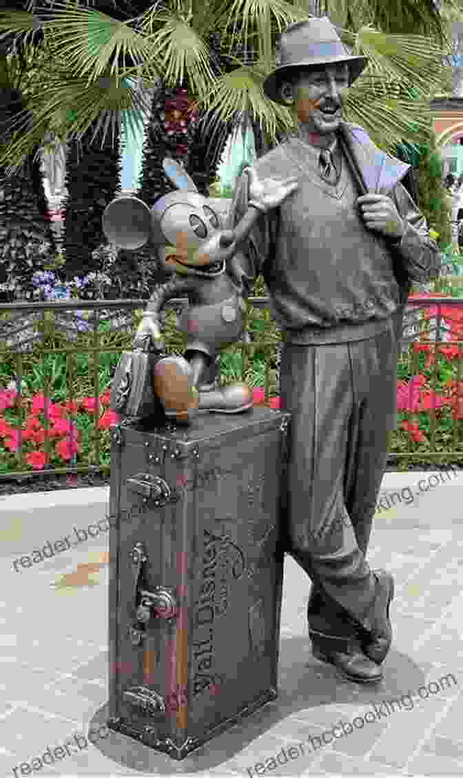 A Bronze Statue Of Walt Disney, Commemorating His Legacy WALT DISNEY: The Man Behind The Magic: A Walt Disney Biography