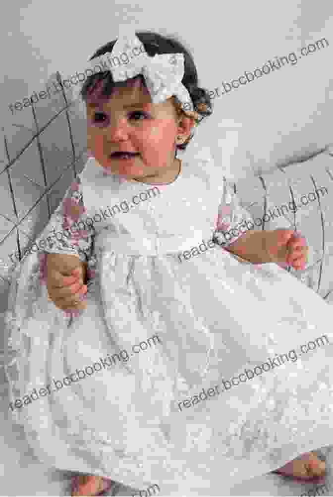 A Delicate And Intricate French Baptism Gown Knitted In Soft White Yarn Traditional French Baptism Gown Knitting Pattern