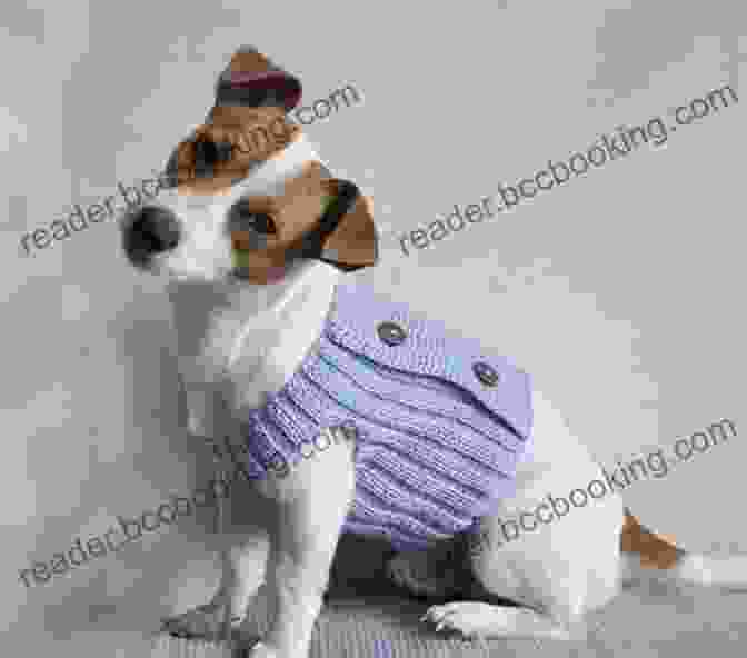 A Dog Wearing A Warm And Cozy Knitted Sweater In A Wintery Setting Crochet Dog Sweater: How To Make Sweater For Your Dogs: Tutorials To Make Dog Sweater All Seasons