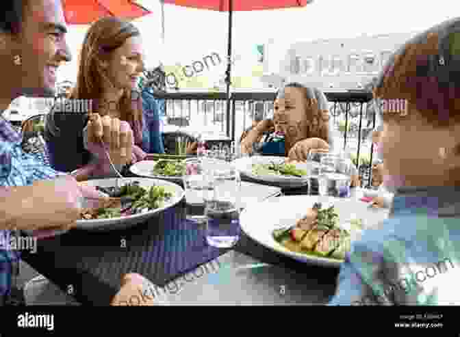 A Family Enjoying A Meal At An Outdoor Restaurant In Puerto Rico, Illustrating The Affordable Cost Of Dining And Entertainment. Moving To Puerto Rico: Living On The Island Of Enchantment