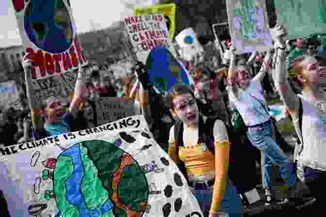A Group Of Teenagers Holding Signs And Chanting At A Climate Change Protest, Their Voices Filled With Passion And Determination. These Are Not Poems About Teen Angst: Poems About Teen Angst (Youth 1)