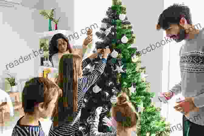 A Joyful Family Gathered Around A Beautifully Decorated Christmas Tree, Exuding Warmth And Togetherness Easy Christmas Crafts: Simple Christmas Gifts For All Ages