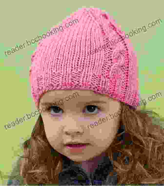 A Knitted Baby Beanie With A Slanting Eyelet Design Prem And Newborn Slanting Eyelet Beanie Knitting Pattern Lizzy