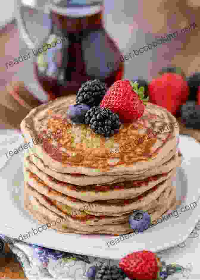 A Plate Of Fluffy Whole Wheat Pancakes Topped With Fresh Berries Meal Prep For Runners: Cookbook For Those On A Healthy Weight Loss Journey