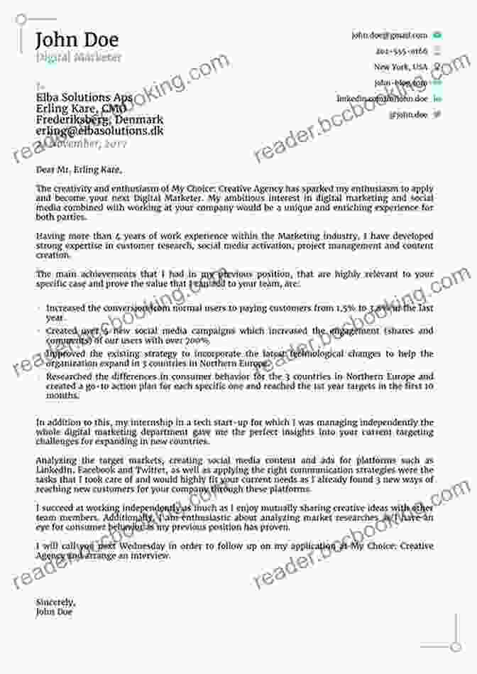 A Professional Looking Resume And Cover Letter On A Clean And Modern Desk Cover Letter: How To Write A Cover Letter Guaranteed To Win You A Job