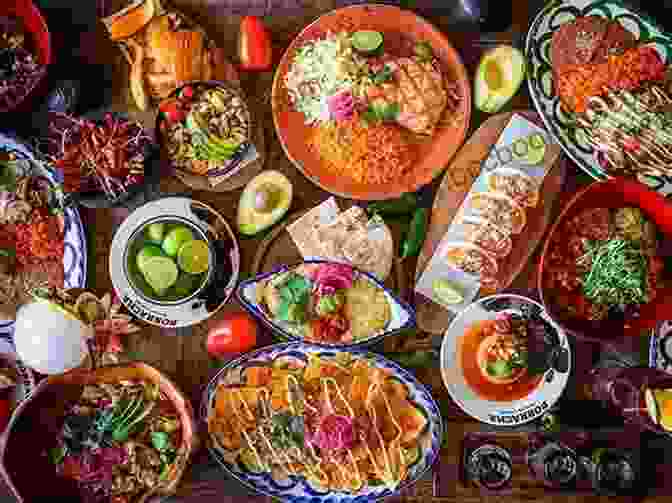 A Spread Of Traditional Mexican Dishes, Including Tacos, Enchiladas, And Mole. Cancun Travel Guide Mark Twain