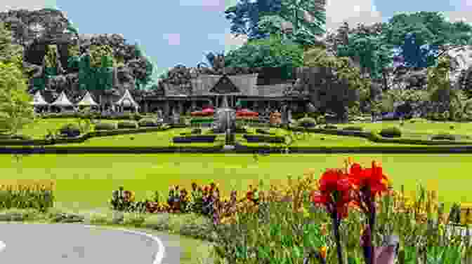 A Tranquil Scene From The Bogor Botanical Gardens, A Sanctuary Of Flora Established By Raffles Raffles And The British Invasion Of Java