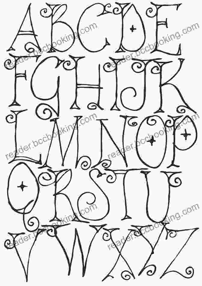 A Variety Of Whimsical Lettering Alphabets, Each With Its Own Unique Flair And Personality. The Art Of Whimsical Lettering