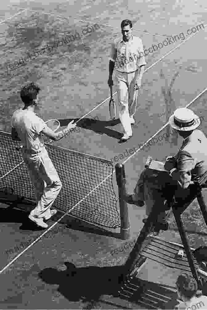 A Vintage Photograph Of A Tennis Match In Britain, Capturing The Elegance And Tradition Of The Sport A Social History Of Tennis In Britain (Routledge Research In Sports History)