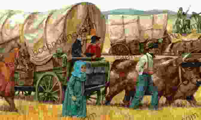 A Wagon Train Traverses The Rugged Terrain, Symbolizing The Hardships Faced By Pioneers. Reports From The Dorsland And Other Pioneering Regions