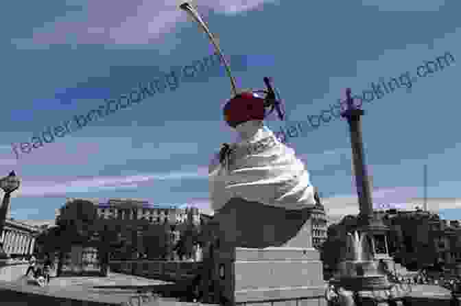 A Woman Standing In Trafalgar Square, London, Symbolizing Her Victory Over Agoraphobia. From Agoraphobia To London