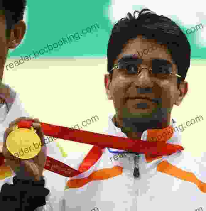 Abhinav Bindra Holding His Olympic Gold Medal Abhinav Bindra (Famous Biographies For Children)
