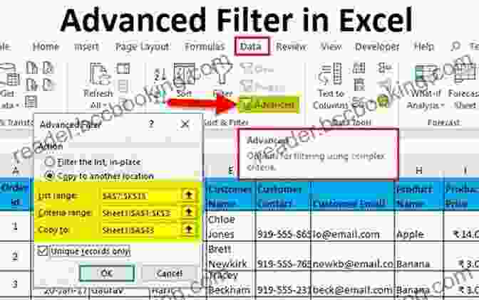 Advanced Data Filtering In Excel EXCEL 2024: An Up To Date Guide To Becoming The Go To Microsoft Excel Expert By Mastering All The Fundamentals And Advanced Functions With Practically Elaborated Examples
