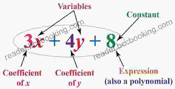 An Algebraic Equation With Variables, Coefficients, And An Equal Sign. Simplified And Self Explanatory Mathematics: Arithmetic Algebra Statistics And Probability For High Schools And Colleges