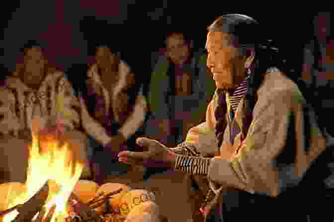 An Indigenous Elder Sharing Stories And Traditions With A Group Of Listeners Up The Lake (Coastal British Columbia Stories 1)