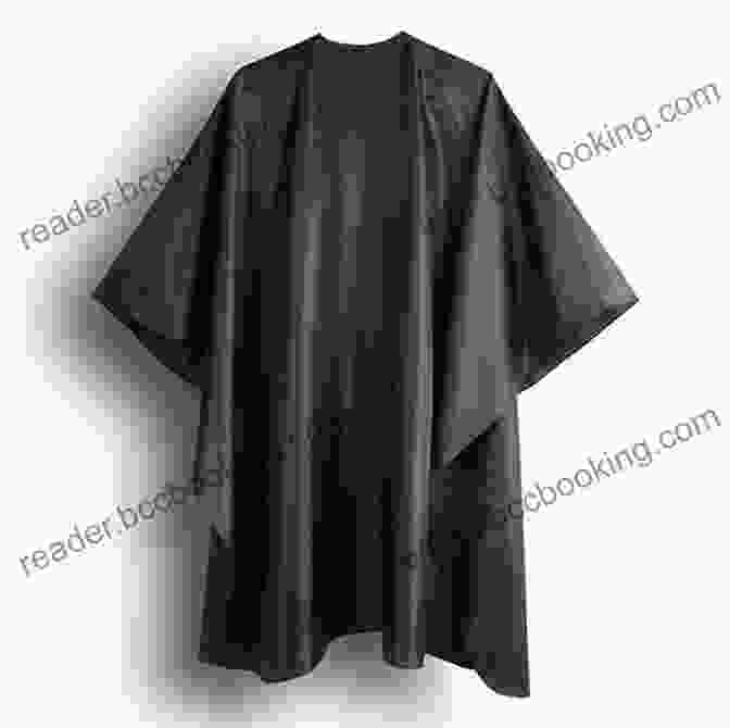 Barber's Cape Protects Client's Clothing THE BASIC GUIDE ON HAIRCUTTING GUIDE FOR BEGINNERS: Tools And Steps For Cutting Hair With Clippers