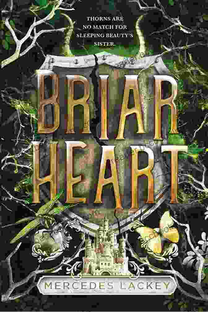 Briarheart Book Cover With Intricate Celtic Knotwork And A Vibrant, Mystical Forest Scene Briarheart Mercedes Lackey