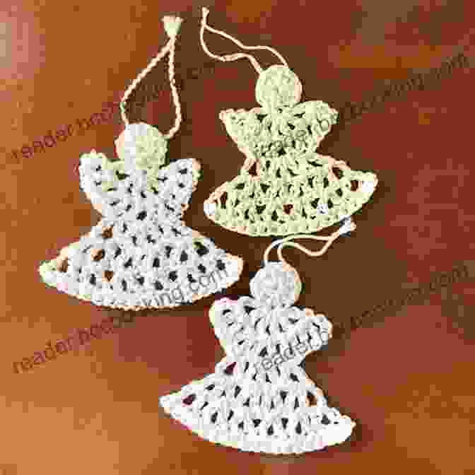Crochet Angel Ornaments With Wings And Halos Christmas Ornaments Crochet Ideas: Crochet Christmas Ornament Tutorials
