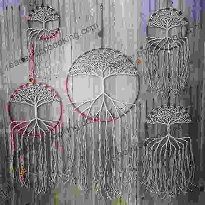 Crochet Dream Catcher Inspired By Nature, Featuring A Butterfly Motif And Vibrant Yarn Colors Dreams Catcher Crochet Projects: Make Your Room Looks Like A Wonderland With Your Handmade Dreams Catcher
