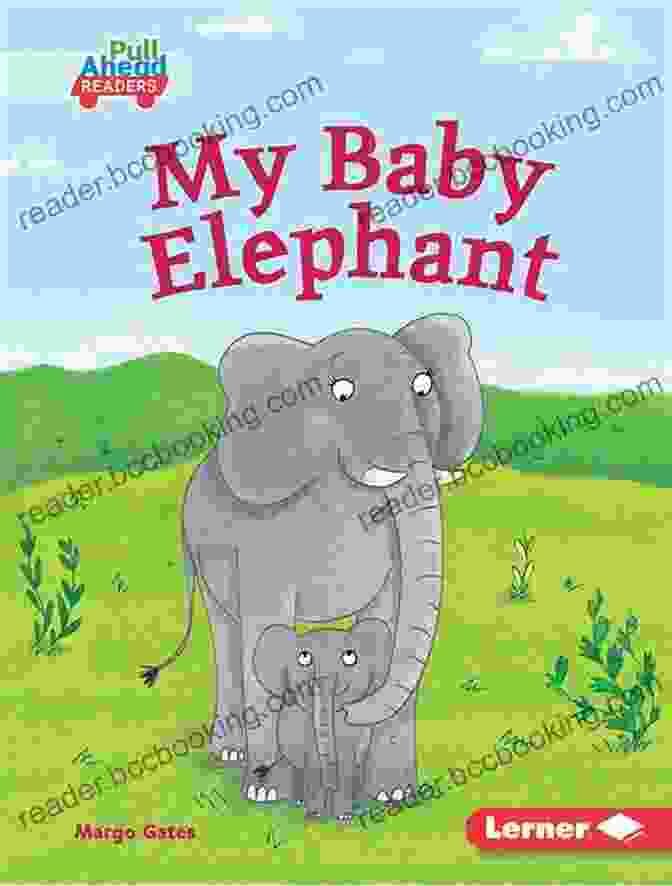 Ellie The Elephant Book Cover Featuring An Adorable Illustration Of A Baby Elephant With Twinkling Eyes. Ellie The Elephant