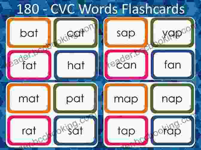 Flashcard Showcasing Word Recognition With A CVC Word Language Builder: 200 CVC Flashcards: Beginning Reading Speech