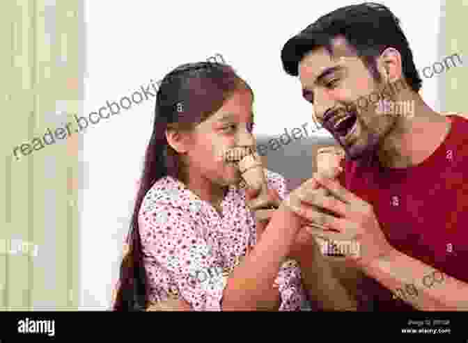 Ice Cream With Daddy Book Cover, Featuring A Father And Daughter Sharing Ice Cream Ice Cream With Daddy