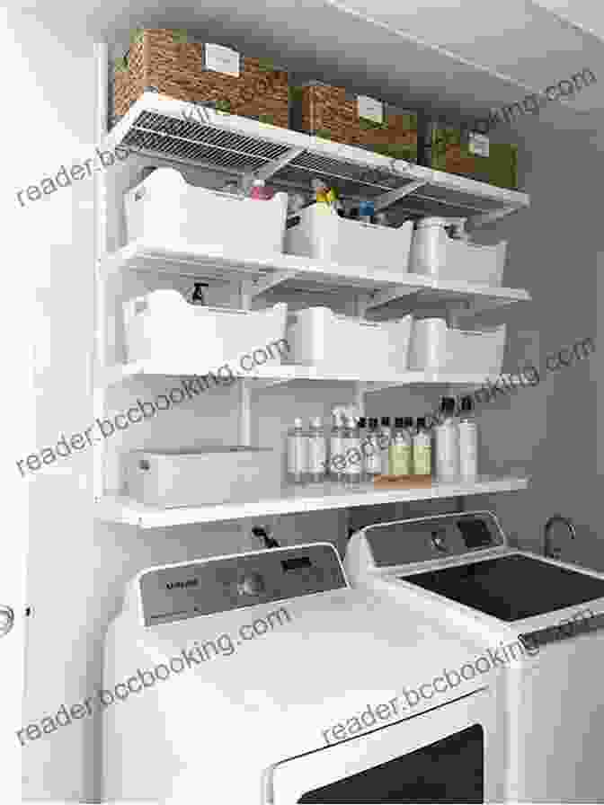 Image Of A Well Organized Laundry Room With Drawers And Shelves The Folding Lady: Tools And Tricks For Making The Most Of Your Space Room By Room