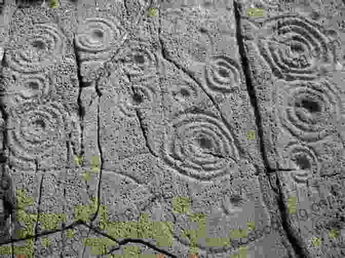 Intriguing Close Up Of Ancient Symbols Carved Into A Stone Wall Shadow Of The Moon M M Kaye