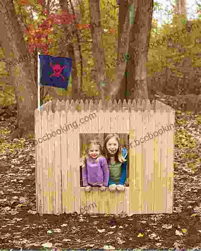 Kids Collaborating To Build A Fort In The Backyard Kids Backyard Activities Games: 25 Fun And Safe Kids Activities (Stay At Home Survival)