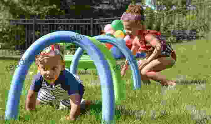 Kids Laughing And Playing On A Backyard Obstacle Course Kids Backyard Activities Games: 25 Fun And Safe Kids Activities (Stay At Home Survival)
