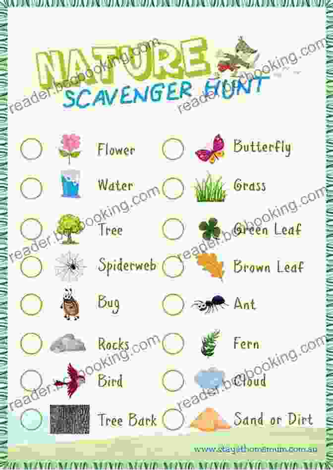 Kids Searching For Nature Items During A Backyard Scavenger Hunt Kids Backyard Activities Games: 25 Fun And Safe Kids Activities (Stay At Home Survival)