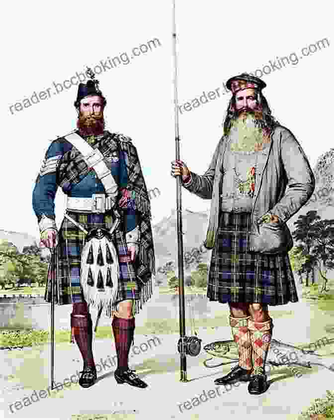 Members Of Different Scottish Clans Wearing Their Distinctive Tartans Scottish Tartan And Highland Dress A Very Peculiar History