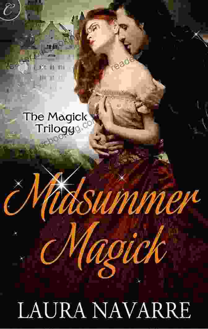 Midsummer Magick Book Cover Featuring A Young Woman With Long Flowing Hair, Surrounded By A Vibrant Forest Midsummer Magick (The Magick Trilogy 2)
