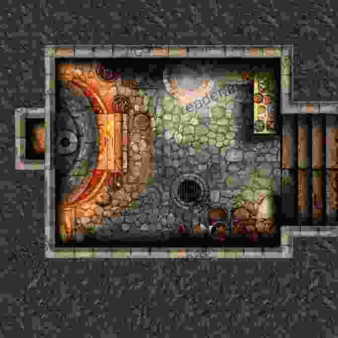 Preview Of A Modular Room Design From RPG Map Collection: Dungeons And Tombs RPG Map Collection / Dungeons And Tombs : A Set Of Detailed Plans For Role Playing For Gamers And Game Masters