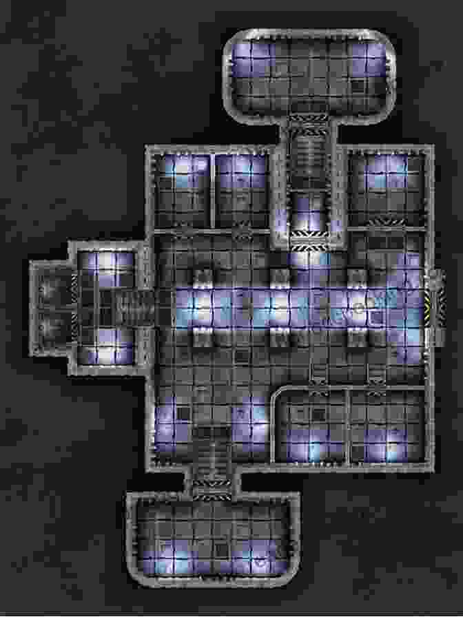 Preview Of A Tactical Overlay From RPG Map Collection: Dungeons And Tombs RPG Map Collection / Dungeons And Tombs : A Set Of Detailed Plans For Role Playing For Gamers And Game Masters