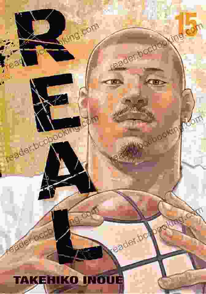 The Cover Of 'Real Vol. Takehiko Inoue,' Featuring A Basketball Player In Dynamic Motion. Real Vol 1 Takehiko Inoue