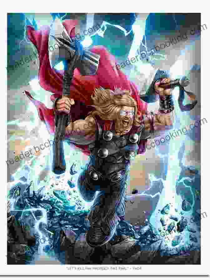 Thor, The Thunder God, Wielding Mjolnir Norse Mythology: Fascinating Myths And Legends Of Norse Gods Heroes And Viking Beliefs