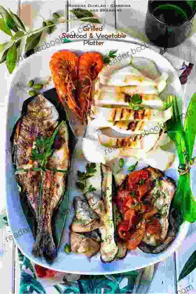 Vibrant Mediterranean Platter Featuring Fresh Fruits, Vegetables, And Grilled Fish The Healthy Mediterranean Diet Cookbook: Quick And Easy Kitchen Tested Mediterranean Diet Plan For Daily Healthy Living