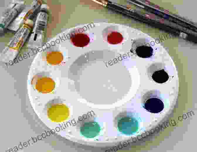 Vibrant Watercolor Palette With An Array Of Colors Playing With Paints Watercolor