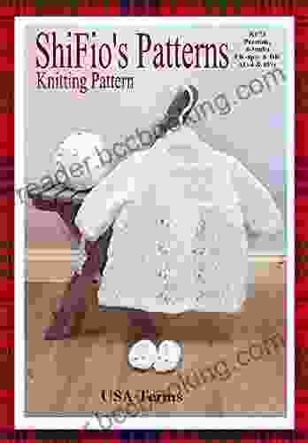 Knitting Pattern KP73 Matinee Jacket And Hat 0 3mths USA Terminology
